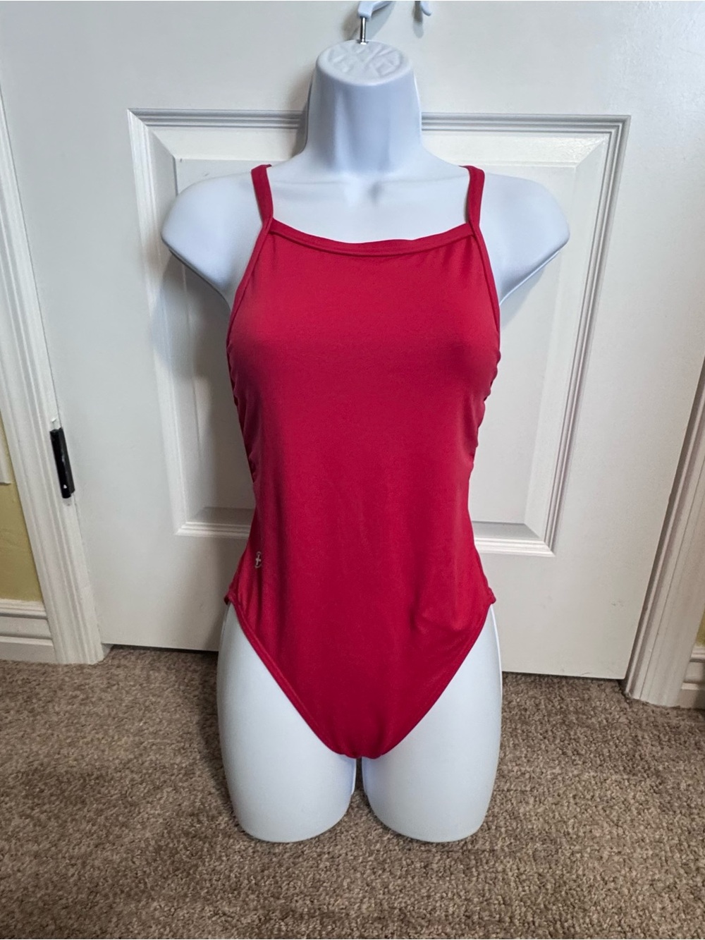 Red Watermen Lifeguard One Piece Swim Suit 32